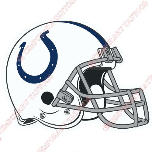 Indianapolis Colts Customize Temporary Tattoos Stickers NO.544